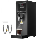 Commercial Water Boiler, Electric Hot Water Dispenser with 316 Stainless Steel Heating Tube, 1500W Step-by-step Fast Heating 50L per Hour Hot Water Boiler, for Coffee Tea Restaurant Office