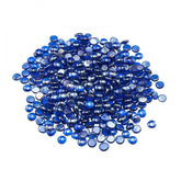10 LBS Fire Glass 3/4-Inch Round Fireplace Glass Rocks for Fire Pit Cobalt Blue