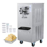Commercial ice cream machine, 20-25 L/h, 2400 W, 8 L stainless steel liner, digital display, self-cleaning, adjustable hardness
