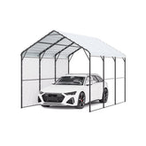 10' x 15' Metal Carport Heavy Duty Outdoor Car Shelter Garage for Boats