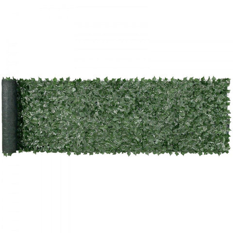 Ivy Privacy Fence, 39 x 158in Artificial Green Wall Screen, Greenery Ivy Fence with Mesh Cloth Backing and Strengthened Joint, Faux Hedges Vine Leaf Decoration for Outdoor Garden, Yard, Balcony