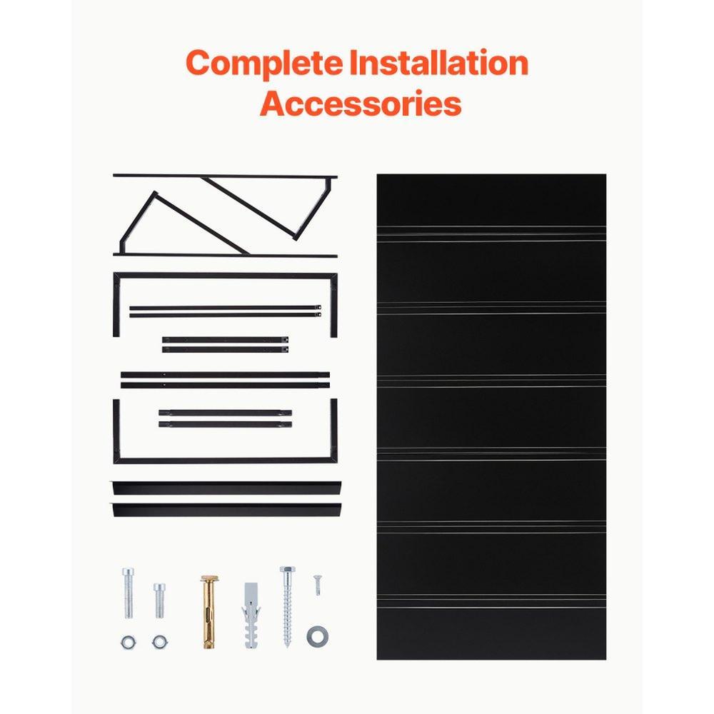 Window Awning Door Canopy 80x36 inch Outdoor Steel Front Door Awning Anti Rust