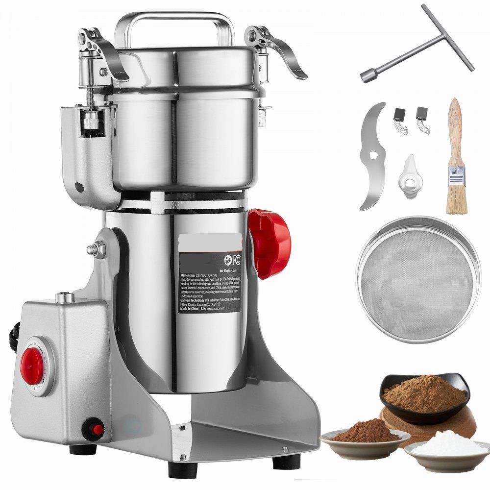 300g Commercial Spice Grinder Electric Grain Mill Grinder High Speed