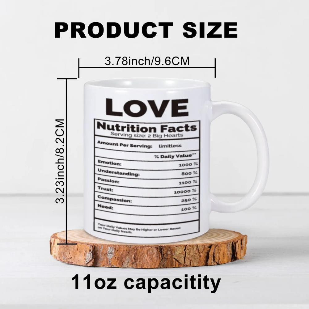 325ml 11 oz ceramic coffee cup couple nutrition facts souvenir cup