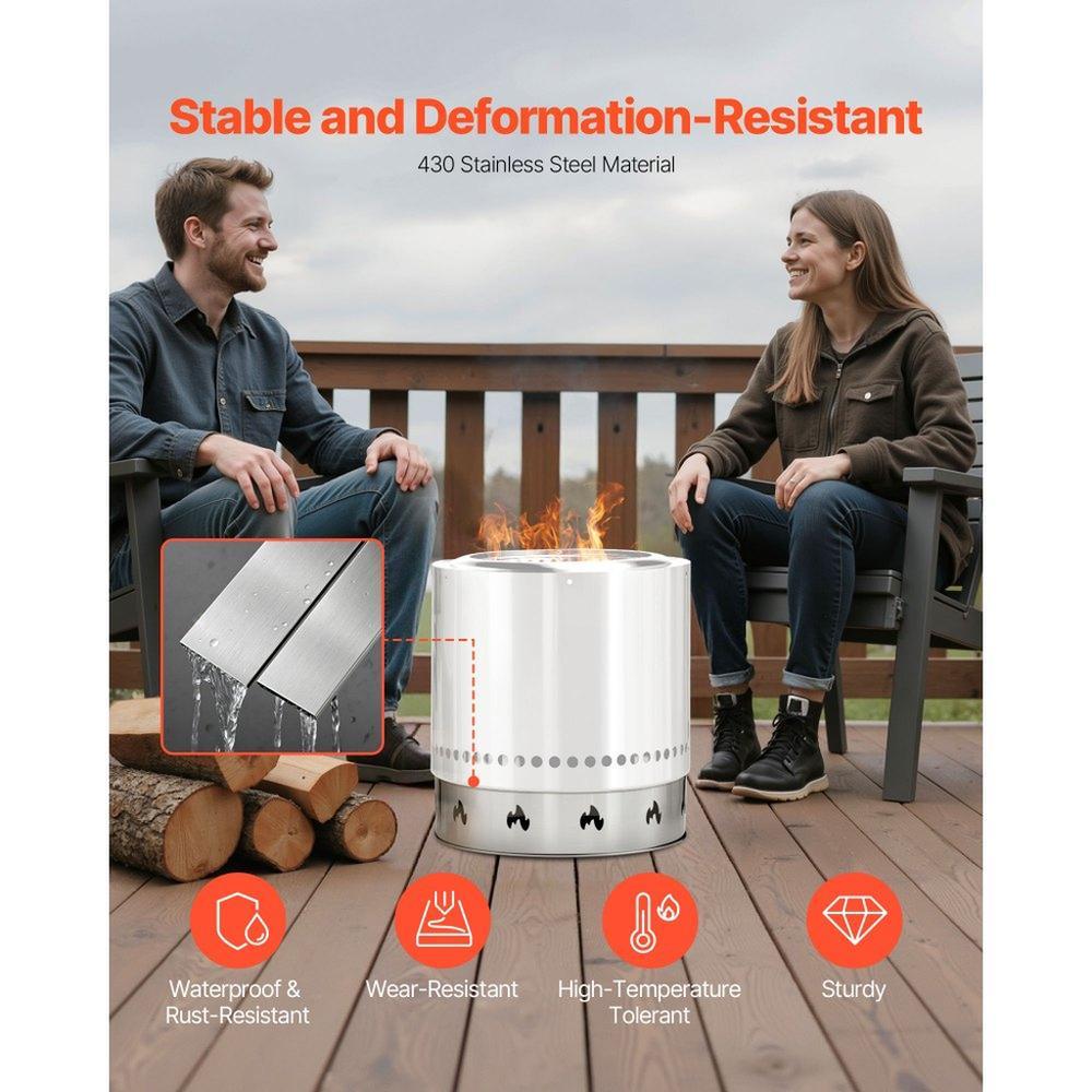 Fire Pit Stand for Solo Stove Bonfire 19.5 Inch Smokeless Fire Pit Ring