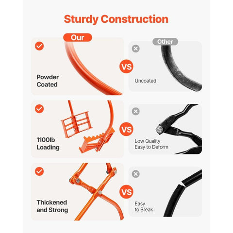 24in Stone Lifting Tongs 2 Claw Steel Rock Tongs Swivel Log Grapple