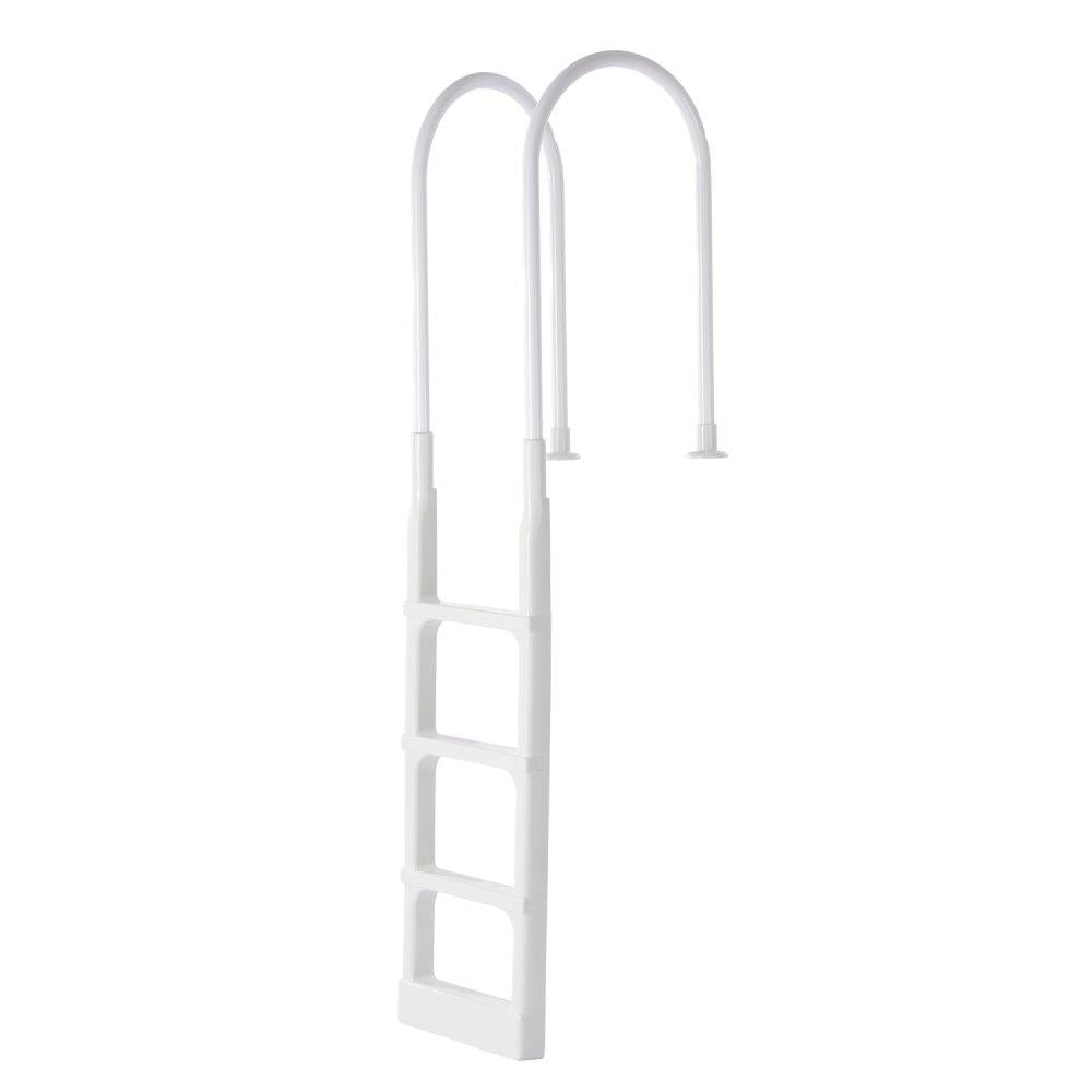 Pool Ladder Thickened 4-Step & 2 Handrails of 300 lb Capacity for 48-54 In Pool
