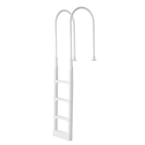 Pool Ladder Thickened 4-Step & 2 Handrails of 300 lb Capacity for 48-54 In Pool
