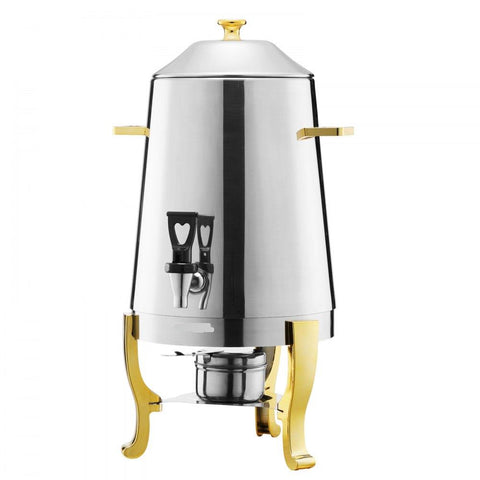 Stainless Steel Hot Tea & Cold Drink Dispenser 3.4 Gal Beverage Dispenser