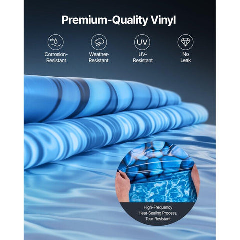 Round Pool Liner 33 ft Unibead Style 52 inch Wall Height Durable