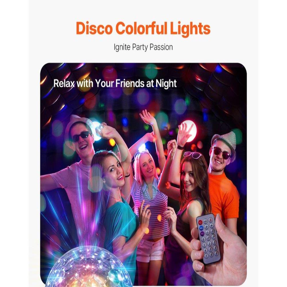 Inflatable Nightclub Party Tent 19.7 x 16.4 x 12 ft with Lights