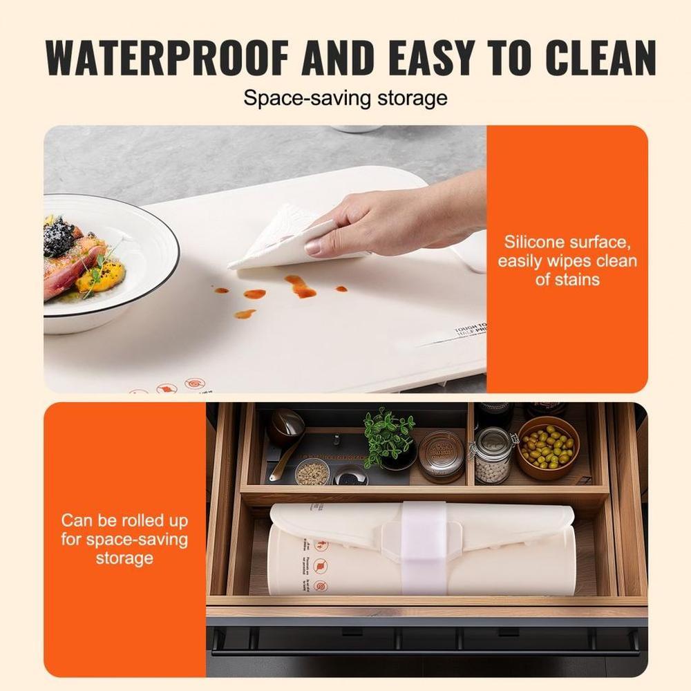Electric Warming Tray Rollable Food Warming Mat w/ Temp Control for Buffet