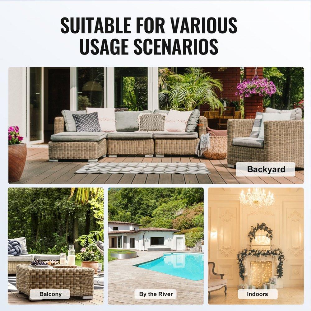 Gas Fire Pit Wind Guard for Square Fire Table 15 x 15 x 7 inch Clear Tempered Glass Shield 031 inch Thick with Hard Corner Bracket and Feet