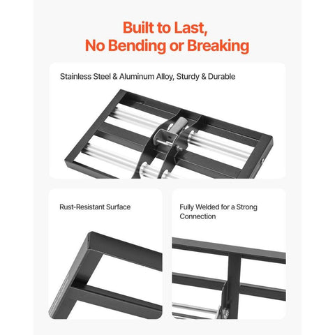 17x10 inch Lawn Leveling Rake with 63.4 inch Adjustable Handle Heavy Duty for Yard