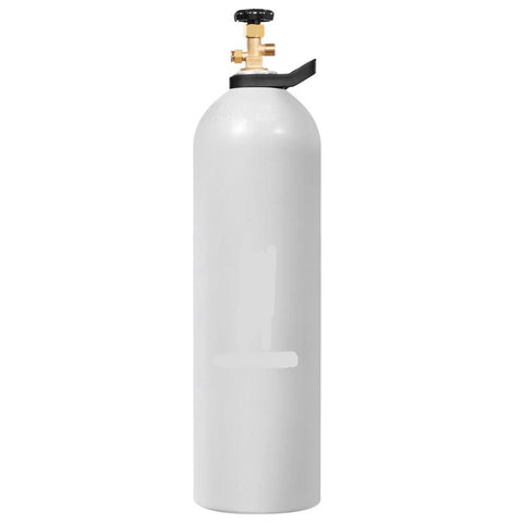 CO2 Tank 15 lbs New Aluminum Alloy Gas Cylinder with CGA320 Valve DOT Approved