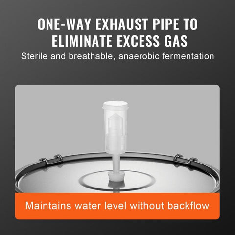 304 Stainless Steel Kettle, 8 GALLON Beer Brew Fermentor, Brew Bucket Fermentor for Brewing, Home Brewing Supplies with Base, Kettle Stock Pot Includes Lid, Handle, Valve, Spigot, Thermometer