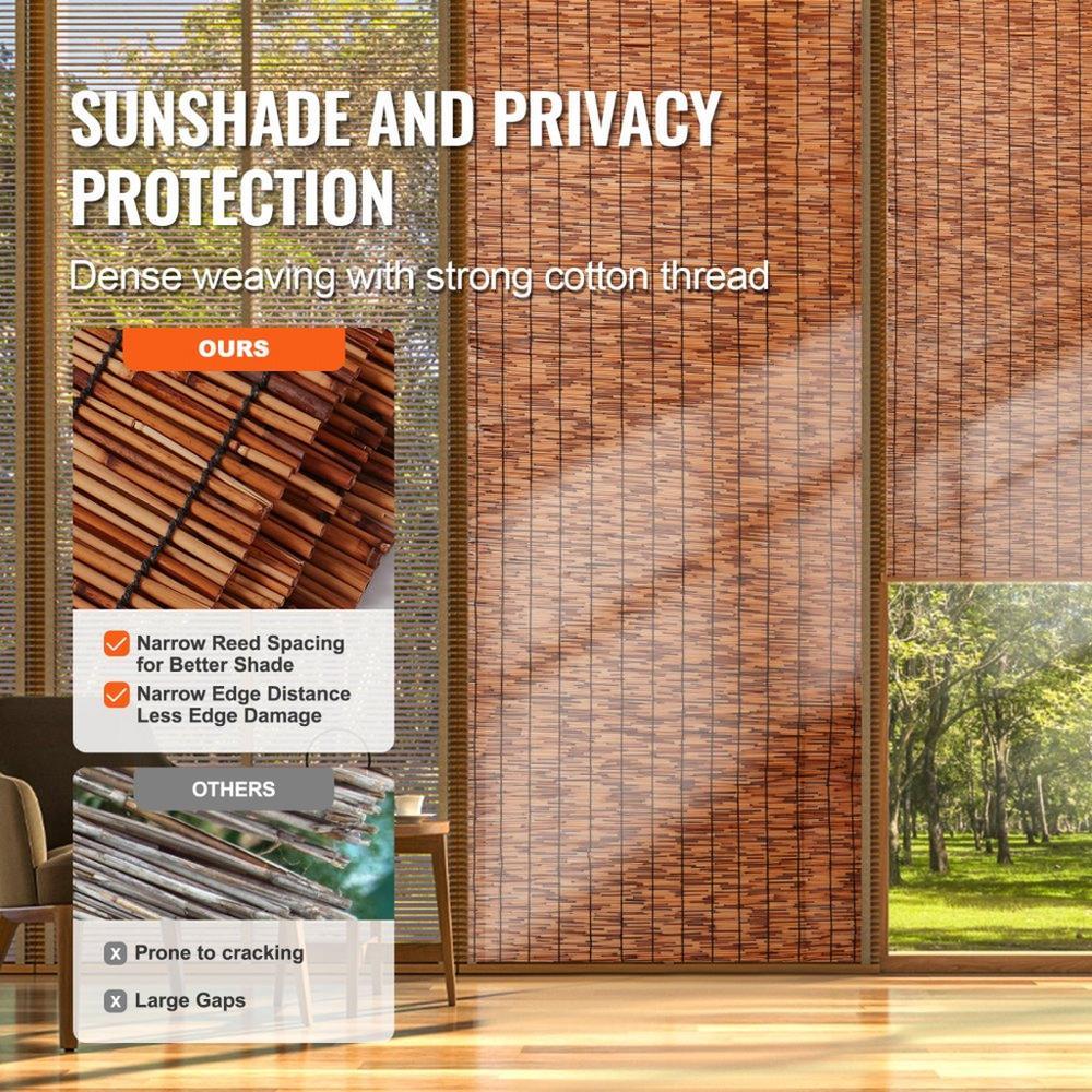 Reed Fence Backyard Landscaping Privacy Blind Fencing Screen 16.4' x 4'