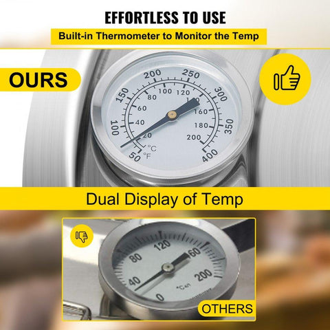 Alcohol Still, 5 Gallon, Stainless Steel Alcohol Distiller with Copper Tube & Build-in Thermometer & Water Pump, Double Thumper Keg Home Brewing Kit, for DIY Whiskey Wine Brandy