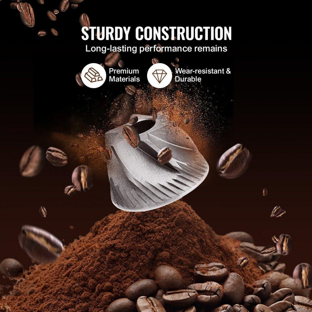 Coffee Maker with Grinder, 8 Cup Coffee Machine, Grind and Brew Coffee Maker with 3 Brew Strength Control, 24-Hour Timer for Auto Brew, for Home Office Restaurant
