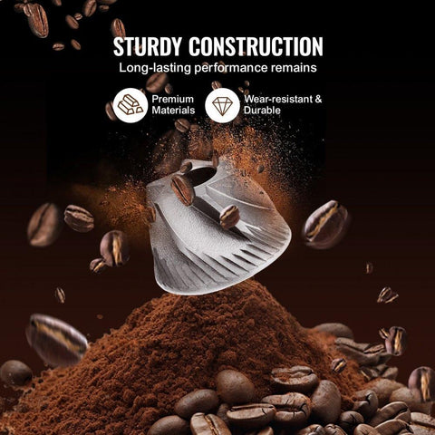 Coffee Maker with Grinder, 8 Cup Coffee Machine, Grind and Brew Coffee Maker with 3 Brew Strength Control, 24-Hour Timer for Auto Brew, for Home Office Restaurant
