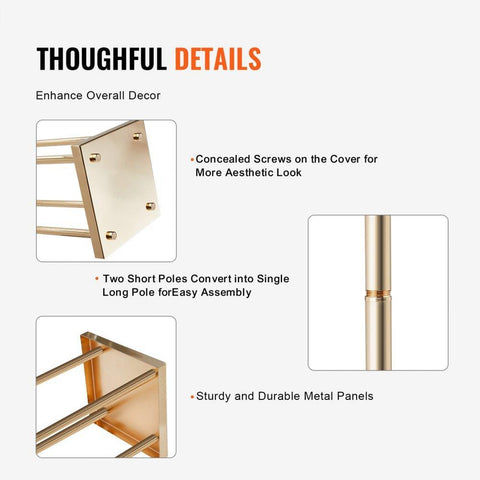 4PCS Gold Metal Column Wedding Flower Stand, 23.6inch High With Metal Laminate, Vase Geometric Centerpiece Stands, Cylindrical Floral Display Rack for Events Reception, Party Road Leads