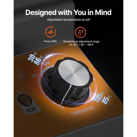 Electric Bottle Warmer with Bottle, 0.8L Commercial Cheese Dispenser, Hot Fudge Warmer 86-185℉ Temp Adjustable, Plastic Bottle Nacho Cheese Sauce Warmer for Hot Fudge Cheese Caramel, Square