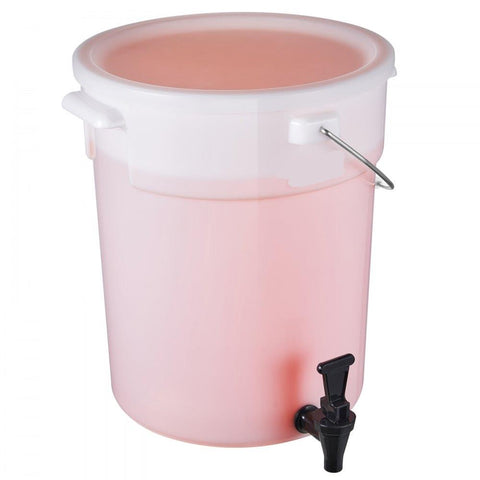 Beverage Dispenser, 5 Gallon Drink Dispensers for Parties, Plastic Juice Dispenser with Spigot and Lid, Iced Tea Lemonade Juice Water Dispenser, for Restaurants, Hotels, Parties
