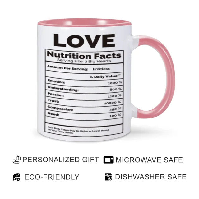 325ml 11 oz ceramic coffee cup couple nutrition facts souvenir cup