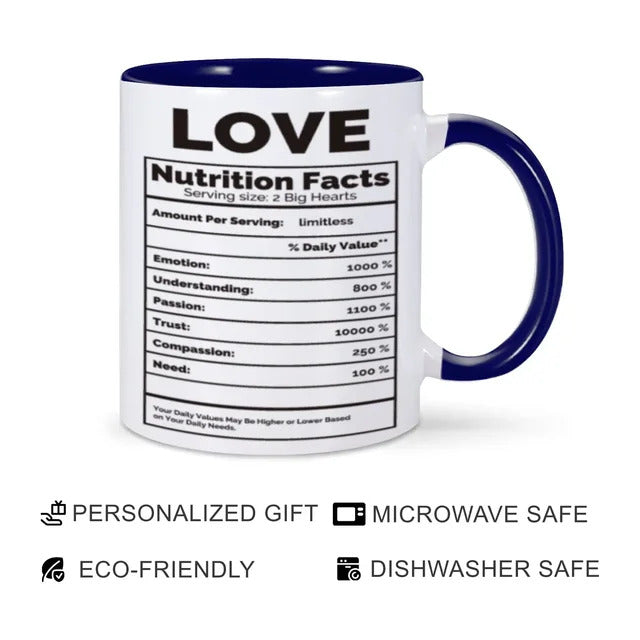 325ml 11 oz ceramic coffee cup couple nutrition facts souvenir cup