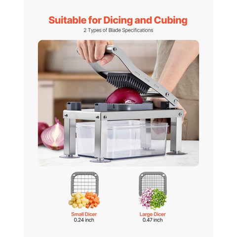 Vegetable Chopper Mandoline Slicer All-in-1 Food Veggie Cutter 9 Blades