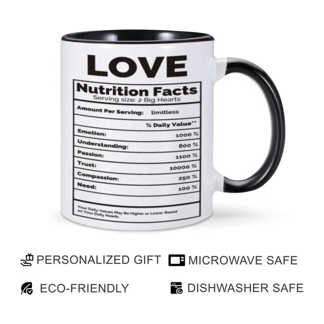 325ml 11 oz ceramic coffee cup couple nutrition facts souvenir cup