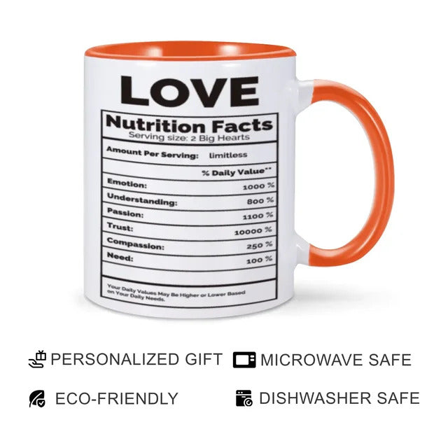 325ml 11 oz ceramic coffee cup couple nutrition facts souvenir cup
