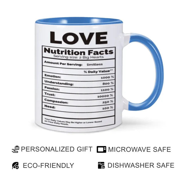325ml 11 oz ceramic coffee cup couple nutrition facts souvenir cup