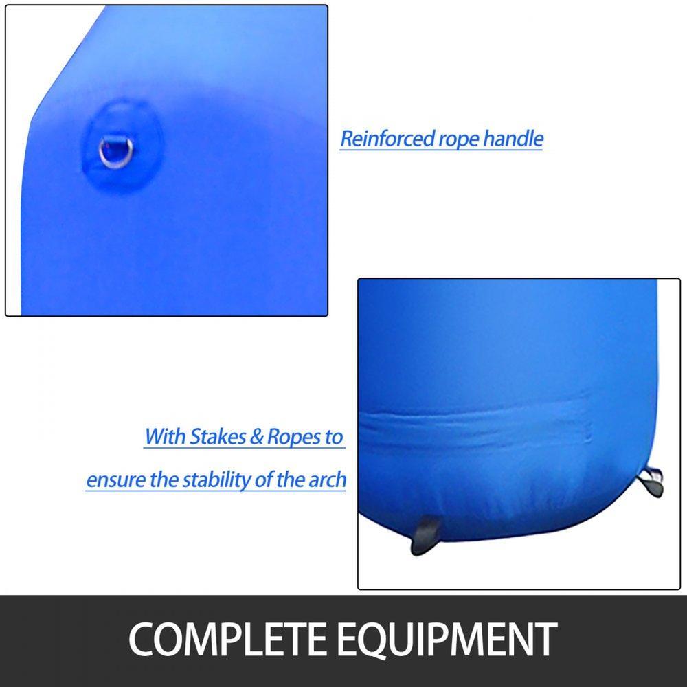 Inflatable Arch, 15ft Hexagon Inflatable Arch, with Blower Inflatable Archway for Race Outdoor Advertising Commerce, Blue