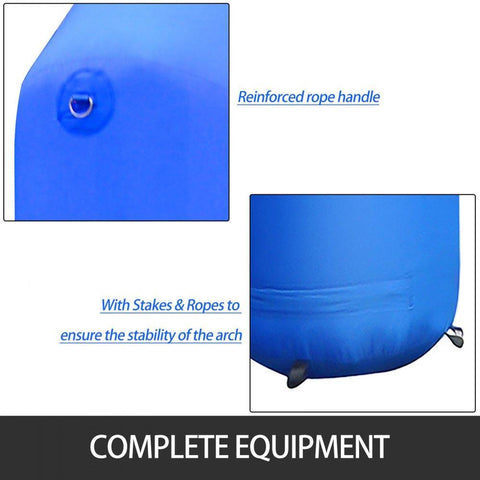 Inflatable Arch, 15ft Hexagon Inflatable Arch, with Blower Inflatable Archway for Race Outdoor Advertising Commerce, Blue