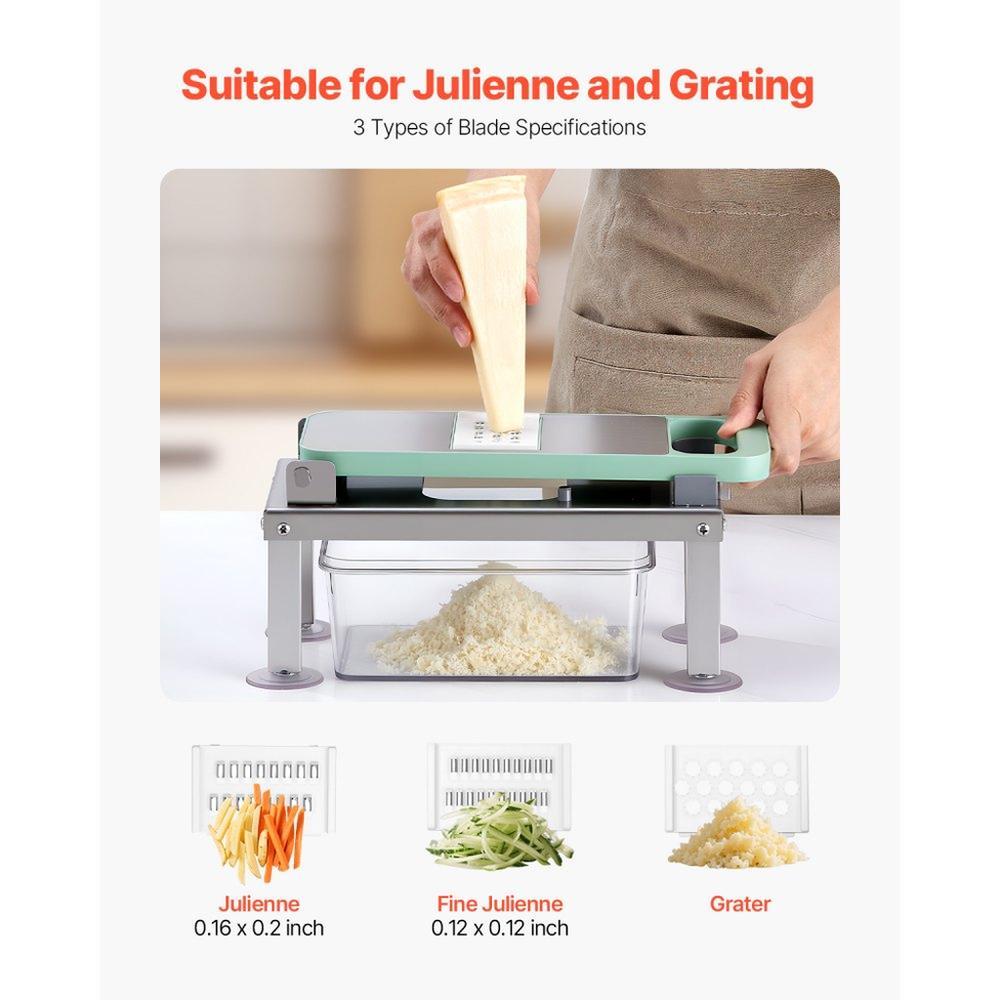 Vegetable Chopper Mandoline Slicer All-in-1 Food Veggie Cutter 9 Blades