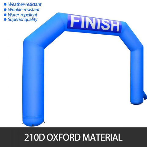 Inflatable Arch, 15ft Hexagon Inflatable Arch, with Blower Inflatable Archway for Race Outdoor Advertising Commerce, Blue