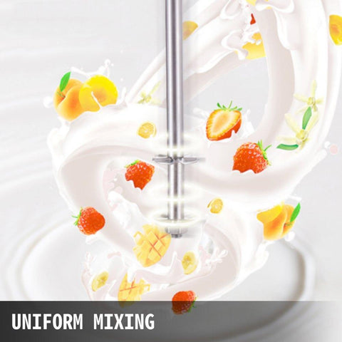 Milkshake Maker Kit, Stainless Steel Electric Milkshake Maker, 180W Milkshake Machine, Double Head Classic Milkshake Maker with 800ml Cup, Silver Milkshake Maker Machine, 2 Speed Adjustable