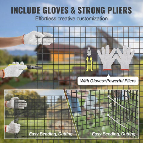 Hardware Cloth 24 x 100 ft 19 Gauge Galvanized Wire Mesh Roll Vinyl Coated Chicken Wire Fence for Chicken Coop Rabbit Snake Barrier and Poultry Enclosures