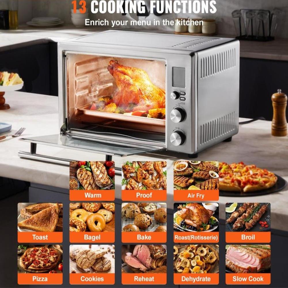 13-IN-1 Air Fryer Toaster Oven 28L 1800W Convection Oven for Home Use