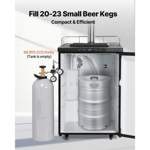 CO2 Tank, 20 lbs New Aluminum Alloy Cylinder, CO2 Air Tank with Spray Coating, CGA320 Valve, Handle & Adjustable Pressure, DOT & TC Approved Cylinder for Draft Beer Dispensing and Soda Maker