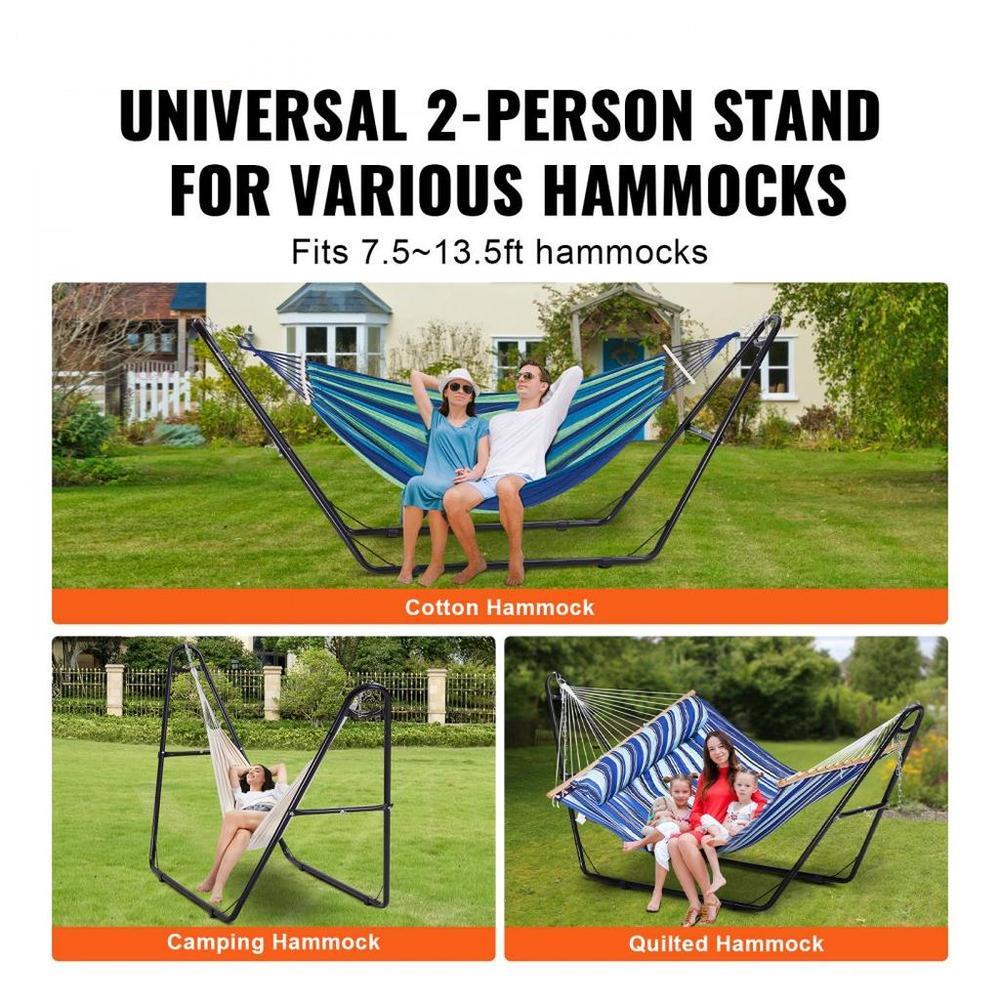Steel Hammock Stand 550lbs Capacity Hammock Frame Fits 7.5-13.5ft Hammocks