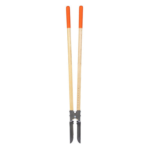 Post Hole Digger with Wood Handle and Scale Markings 57.5" Manual Hole Digger