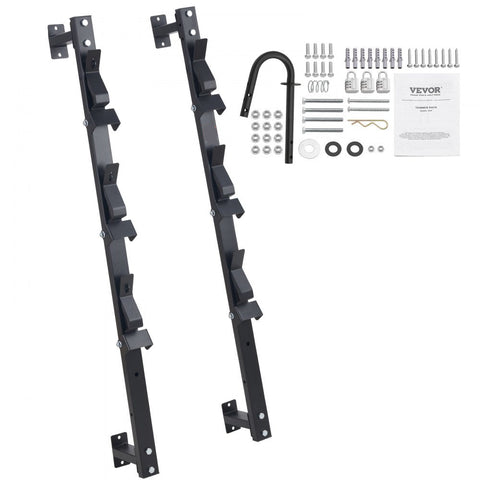 Trimmer Rack 3 Place Weed Eater Holder Trailer Rack with Zinc Alloy Password Lock Wall Mounted or Enclosed Trailer Landscape Pair