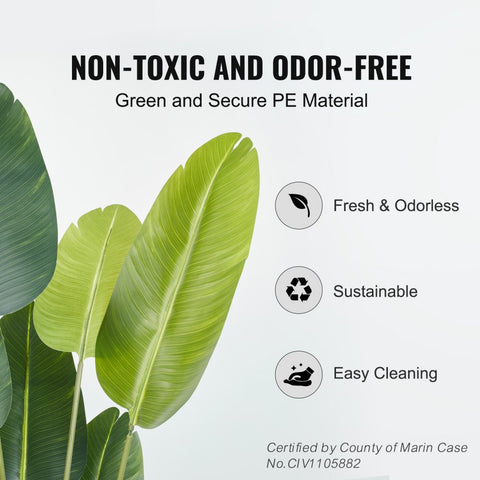 Artificial Birds Of Paradise Tree, 5 FT Tall Faux Plant, PE Material & Anti-Tip Tilt Protection Low-Maintenance Plant, Lifelike Green Fake Tree for Home Office Warehouse Decor Indoor Outdoor